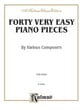 40 Very Easy Piano Pieces piano sheet music cover